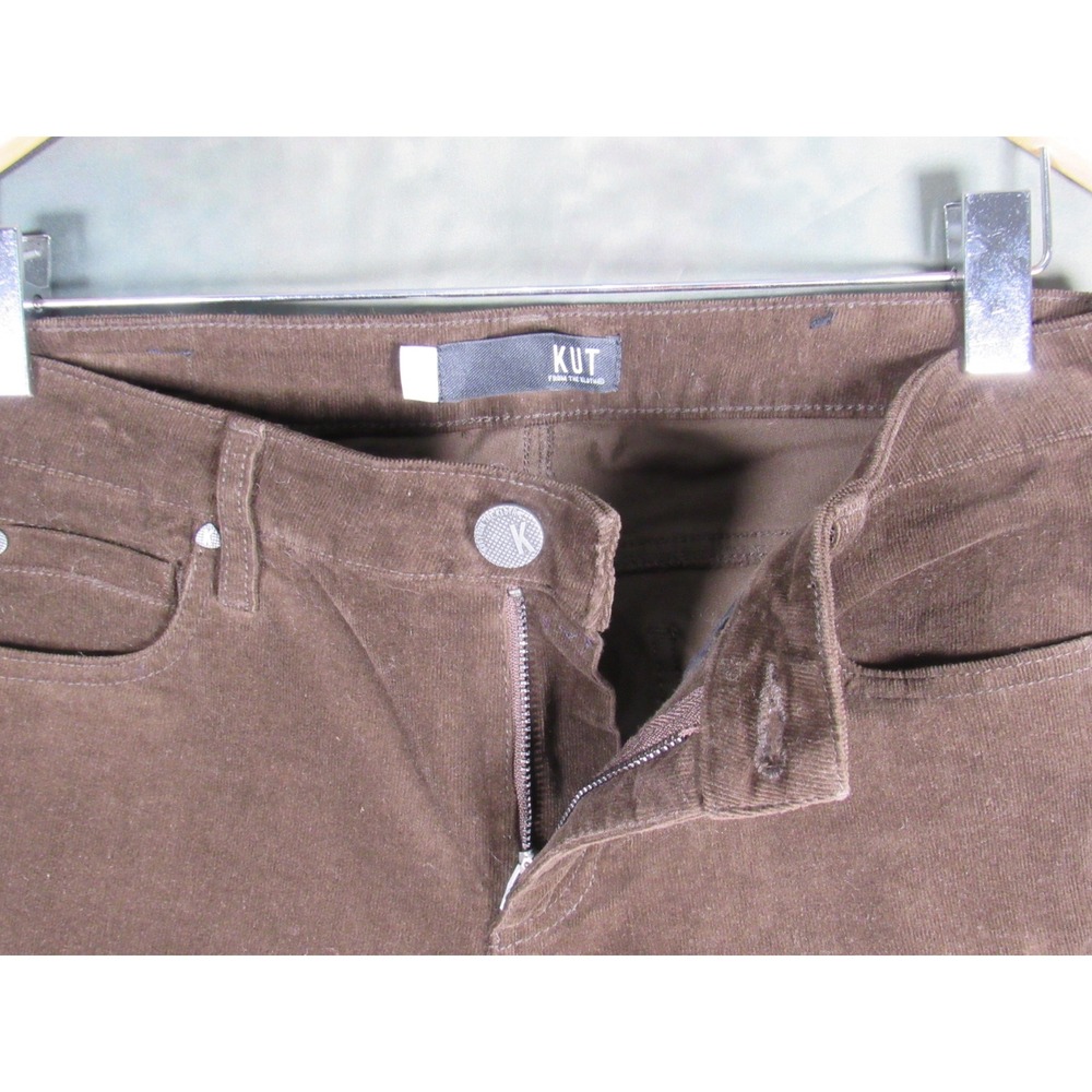 KUT from the Kloth Karen Baby Bootcut Corduroy Pants Brown Size 6 - Picture 5 of 7